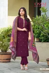 Mohey By Ossm Viscos Roman Silk Kurti With Bottom Dupatta Wholesale Shop In Surat